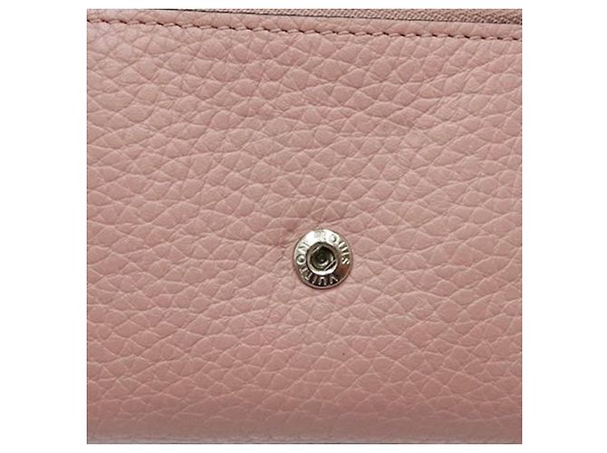 Cartera compacta Capucines en piel Taurillon rosa Louis Vuitton - vista 10