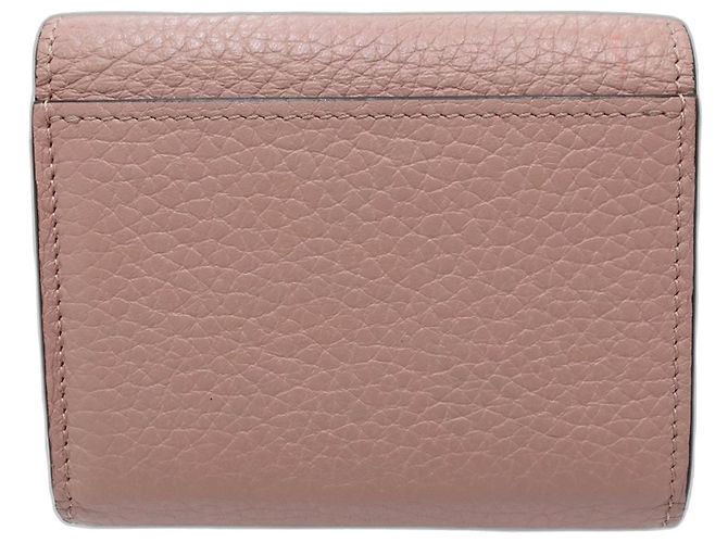 Cartera compacta Capucines en piel Taurillon rosa Louis Vuitton - vista 3