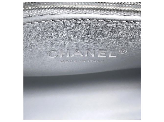 Coco Handle Borsa Chanel Silver Extra Mini Metallic Quilted Caviar Coco Top Handle Argento - vista 5