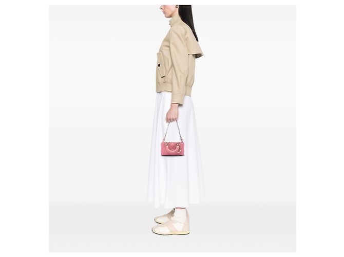 Dior Lady D Joy in micro agnello rosa cannage - vista 6
