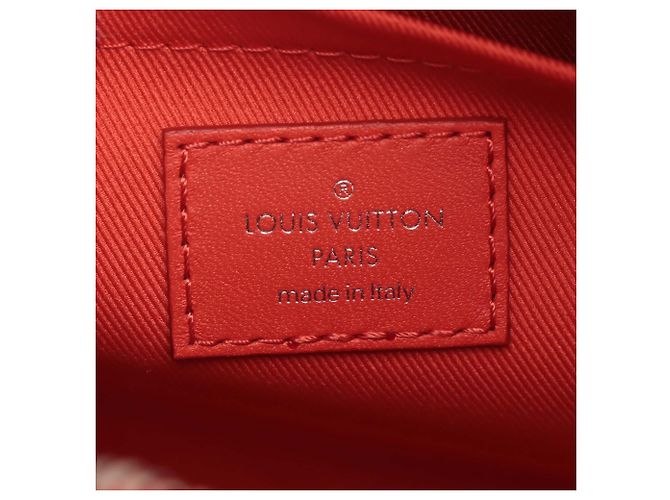 Louis Vuitton Red Epi XL Soft Polochon MM Rosso - vista 6