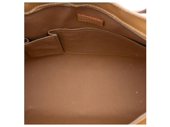 Louis Vuitton Marrone Monogram Vernis Brentwood - vista 4
