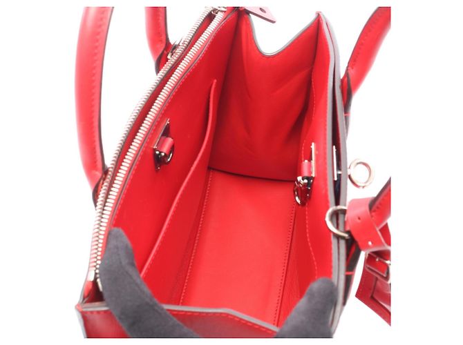 Borsa Louis Vuitton City Steamer PM Rouge Rosso - vista 3