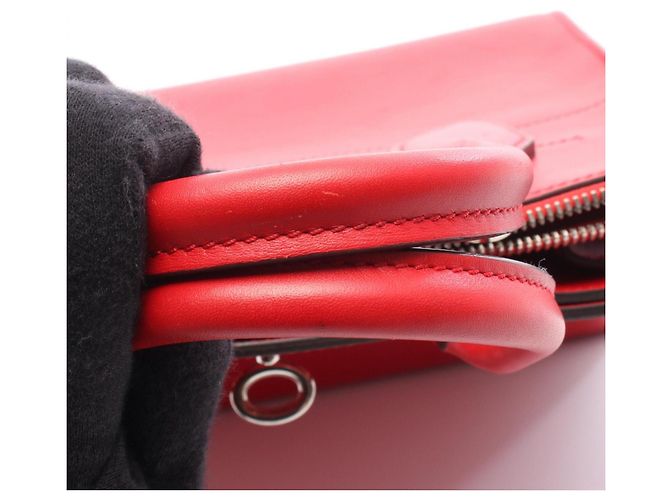 Borsa Louis Vuitton City Steamer PM Rouge Rosso - vista 8