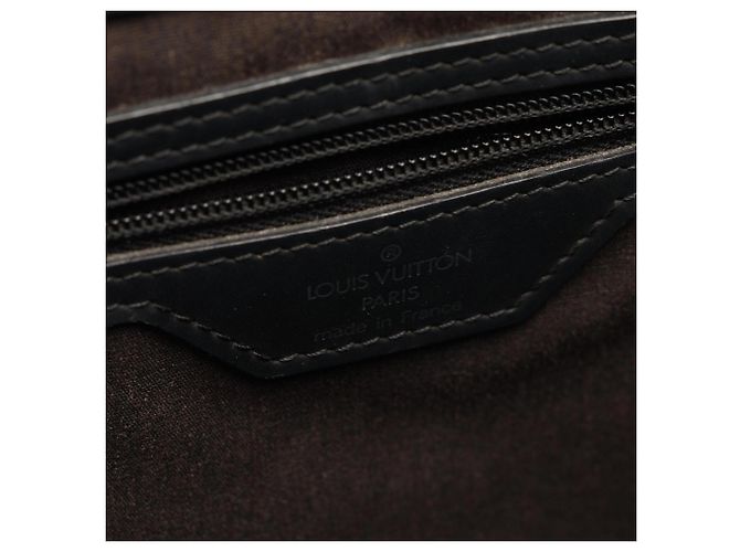 Louis Vuitton Sac Plat Epi Noir Tote Bag Nero - vista 4