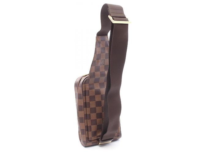 Marsupio Louis Vuitton Geronimos Marrone Damier ebene - vista 2