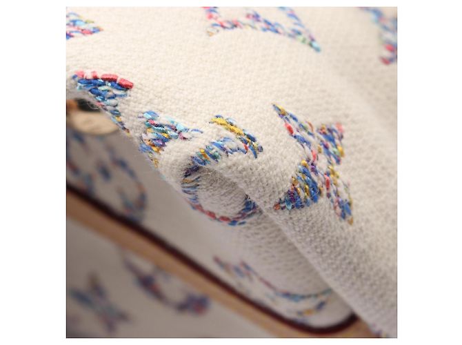 Borsa a tracolla in jacquard Monogram Louis Vuitton Bianco Multicolore - vista 6