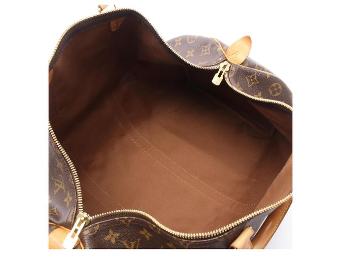 Louis Vuitton Keepall 50 Monogram Borsa Boston Marrone - vista 3