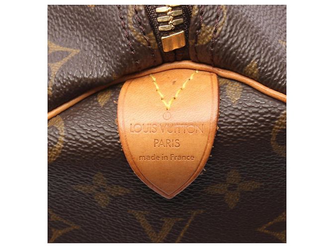 Louis Vuitton Keepall 50 Monogram Borsa Boston Marrone - vista 4