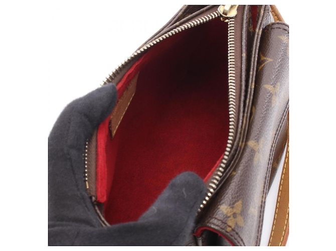 Borsa a Spalla Louis Vuitton Vivacite PM Marrone - vista 3