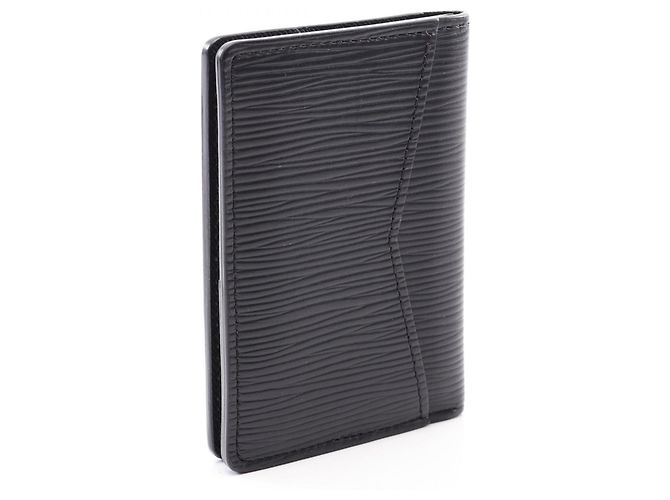 Organizer Louis Vuitton Epi Leather Card Case Black - view 2