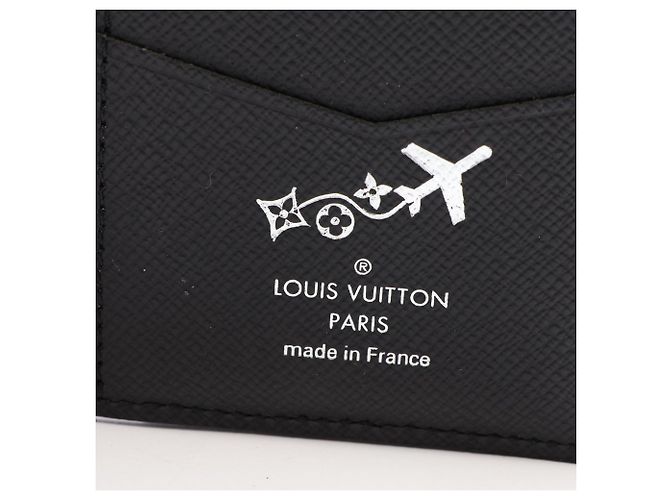 Organizer Louis Vuitton Epi Leather Card Case Black - view 4