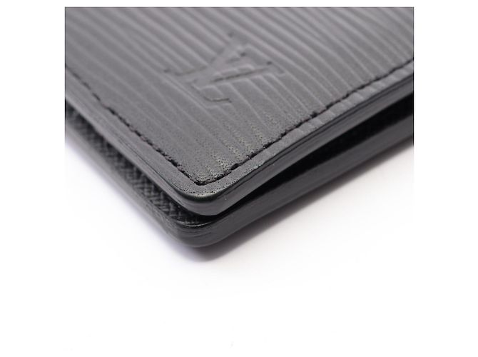 Organizer Louis Vuitton Epi Leather Card Case Black - view 7