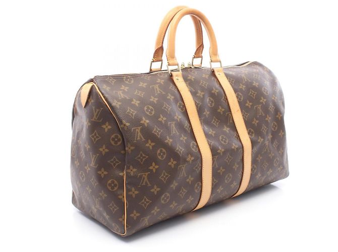 Bolso Boston Louis Vuitton Keepall 45 Monogram Castaño - vista 2