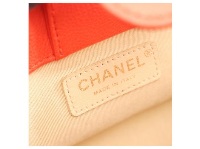 Borsa a mano in pelle matelassé Chanel Rosso - vista 4
