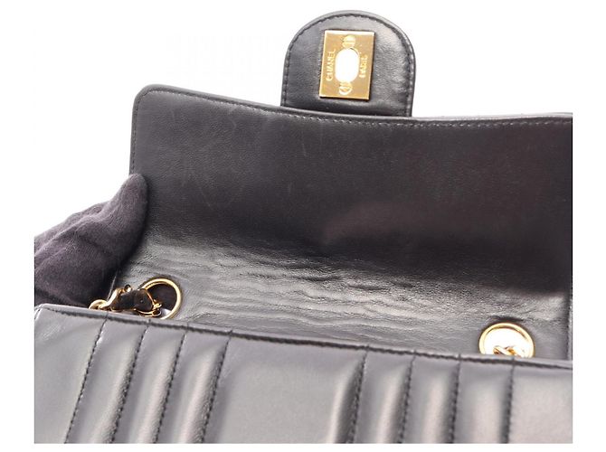 Borsa a tracolla mini Mademoiselle Chanel Nero - vista 9