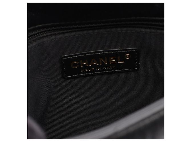 Borsa a mano Chanel Matelassé in pelle nera Nero - vista 4