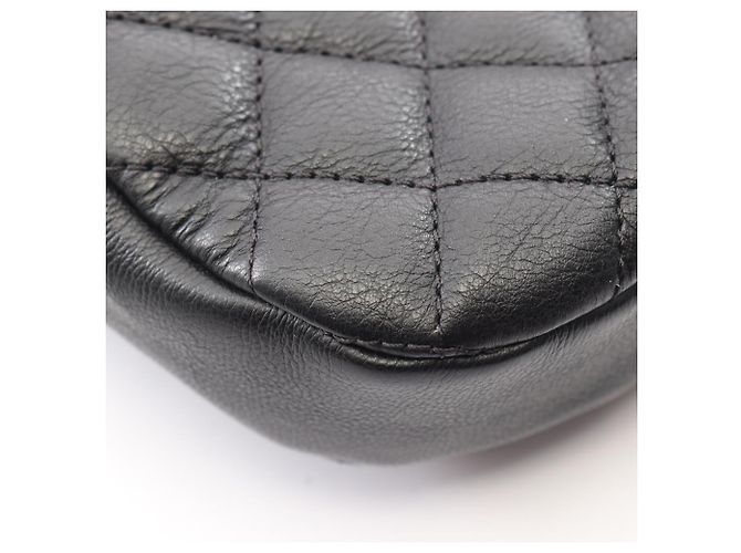 Borsa a tracolla Chanel Matelassé Small Flap Nero - vista 10