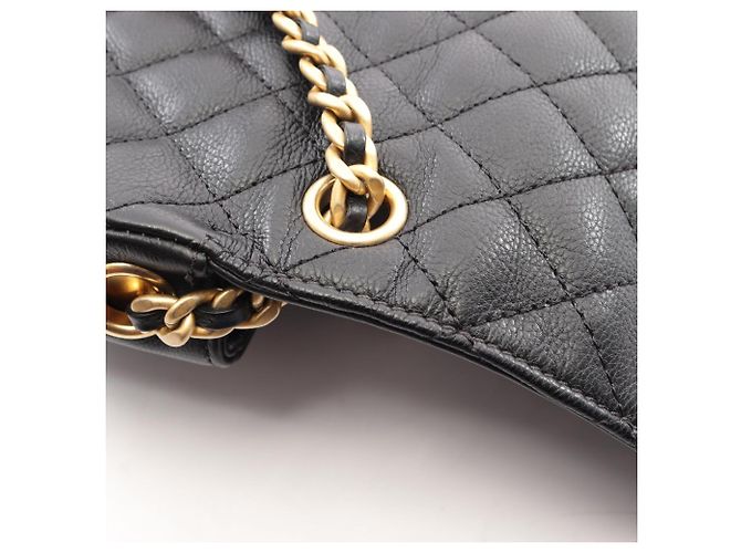 Borsa a tracolla Chanel Matelassé Small Flap Nero - vista 9