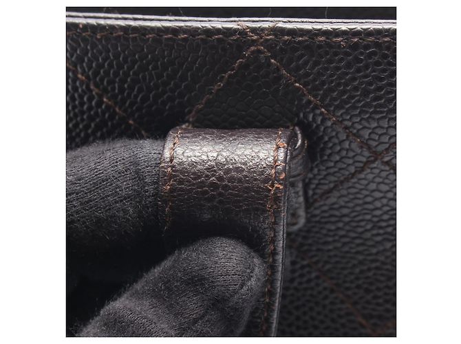 Chanel Matelassé Kalbsleder Tote Bag Braun - Ansicht 9