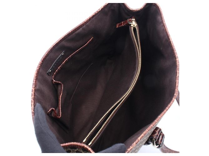 Céline Celine Macadam Präge-Tote Bag Braun - Ansicht 3