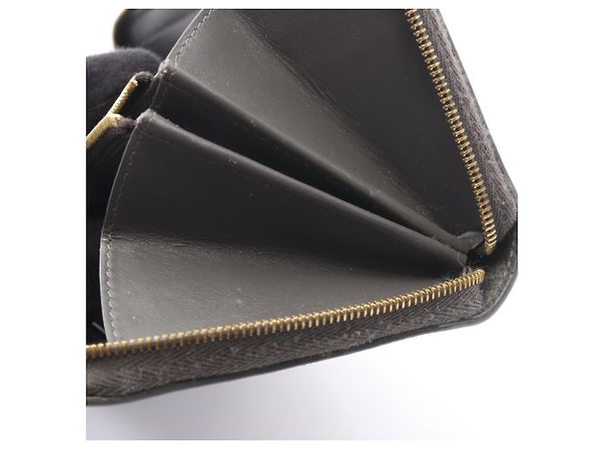 Céline Portafoglio grande con zip Celine Marrone - vista 6