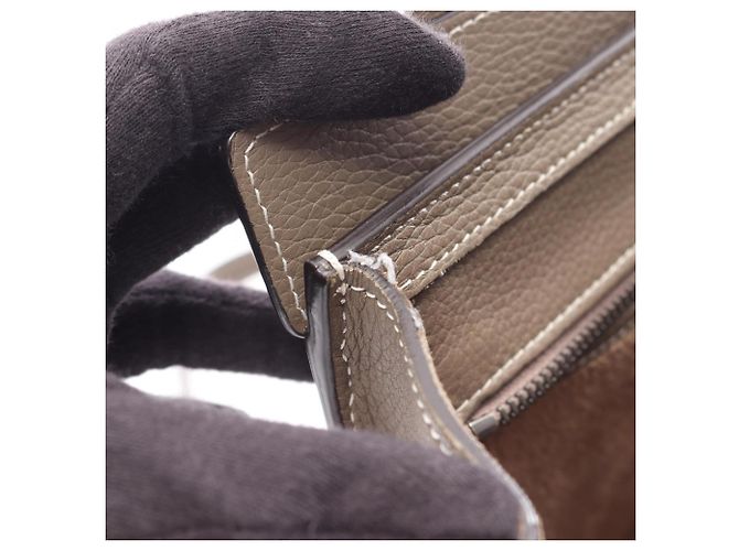 Céline Borsa 2-Way Celine Luggage Nano Shopper Marrone - vista 5