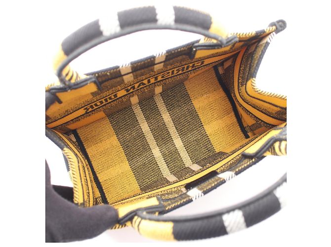 Christian Dior Dior BOOK TOTE Small Checkered Tote Bag - vista 3