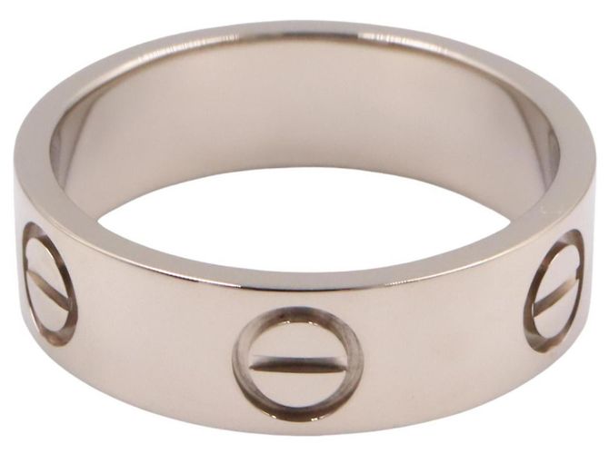 Cartier Love Ring aus 18K Weißgold Silber - Ansicht 2