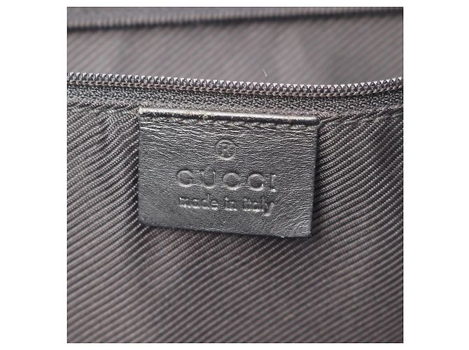 Borsa Tote Gucci GG Canvas Nero Beige - vista 4