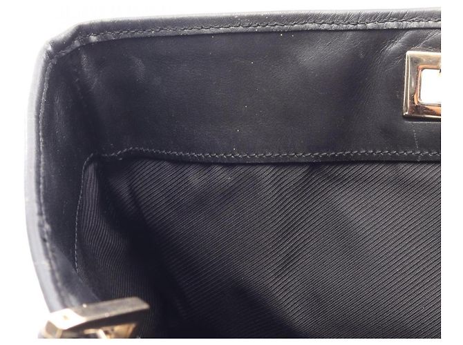 Borsa Tote Gucci GG Canvas Nero Beige - vista 6