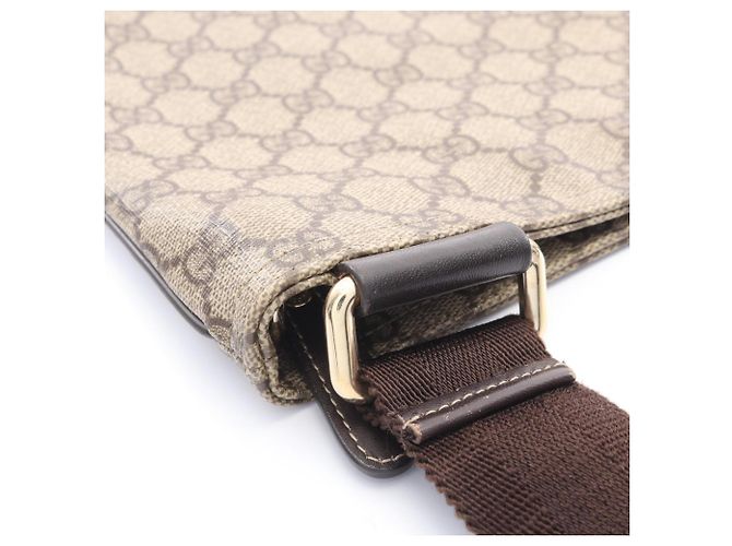Borsa a tracolla Gucci GG Supreme Marrone Beige - vista 8