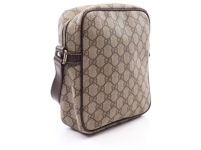Borsa a tracolla Gucci GG Supreme Marrone Beige - vista 2