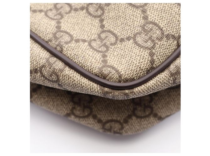 Borsa a tracolla Gucci GG Supreme Marrone Beige - vista 7