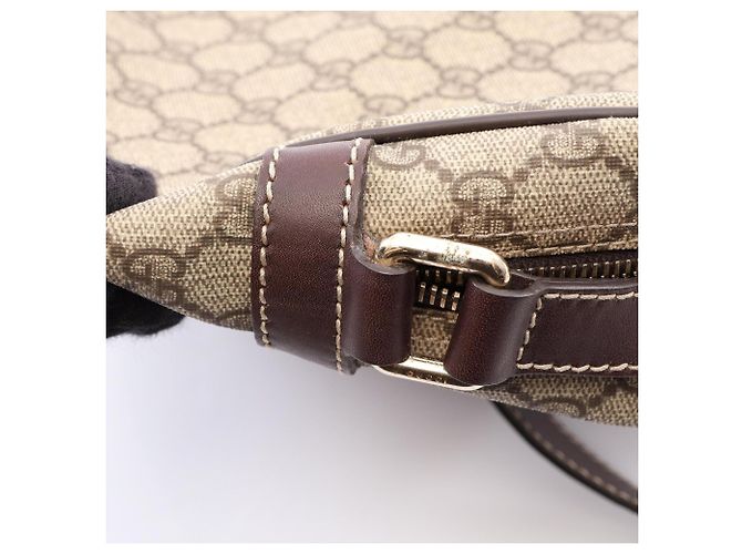 Borsa a tracolla Gucci GG Supreme Marrone Beige - vista 8
