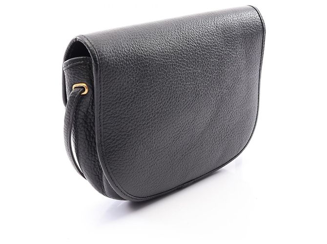 Borsa in pelle nera Christian Dior Nero - vista 2