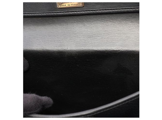 Borsa in pelle nera Christian Dior Nero - vista 7