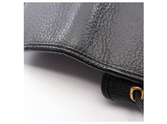 Borsa in pelle nera Christian Dior Nero - vista 8