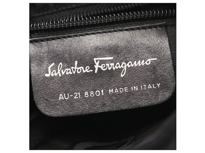 Bolso de hombro Vara Salvatore Ferragamo Negro - vista 4