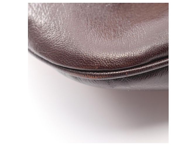 Bolso de hombro Salvatore Ferragamo Gancini Castaño Beige - vista 6