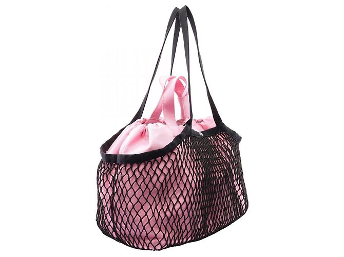 Borsa Tote 2Way Balenciaga 24 7 Medium Nero Rosa - vista 2