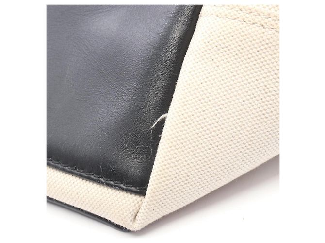 Everyday Borsa Tote Balenciaga NAVY CABAS S Nero Bianco - vista 8