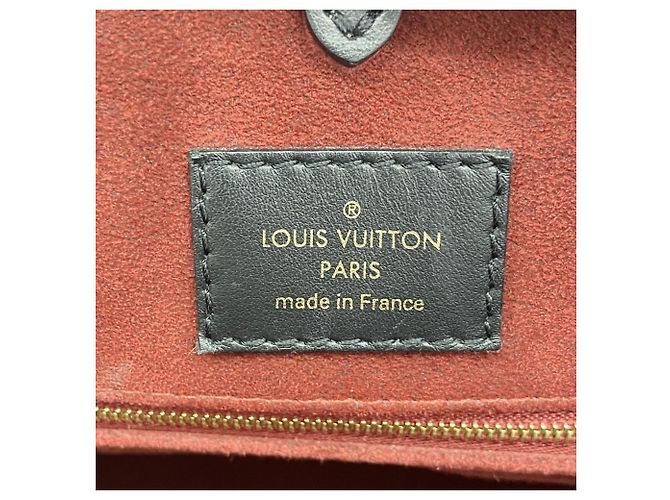Borsa Tote Louis Vuitton Monogram Empreinte Bicolor OnTheGo MM Nero Beige - vista 5