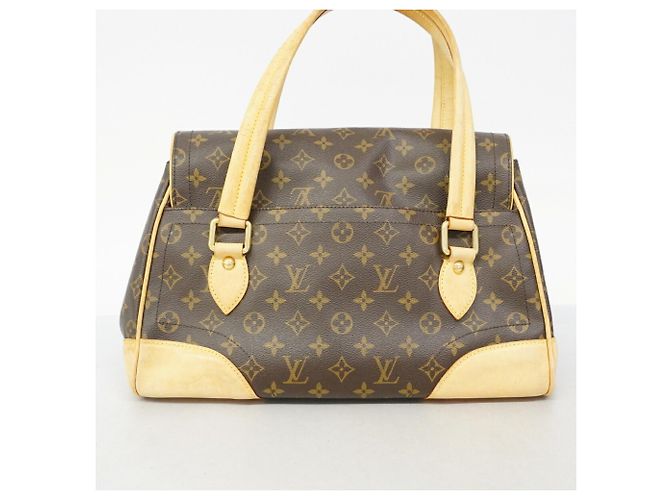 Borsa Louis Vuitton Monogram Beverly GM Marrone - vista 12