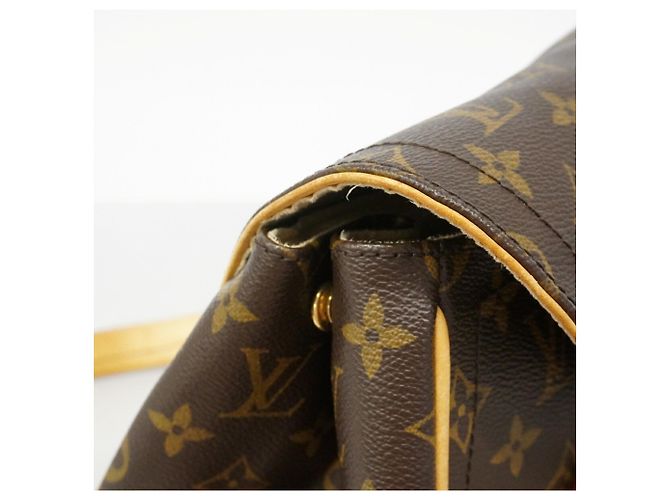 Borsa Louis Vuitton Monogram Beverly GM Marrone - vista 7