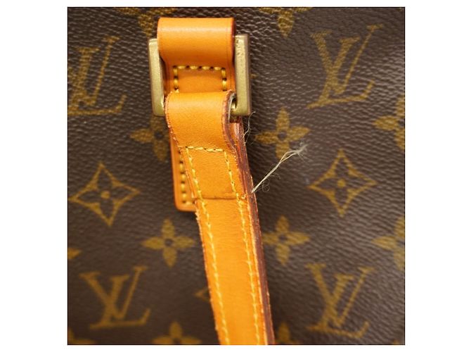 Borsa Tote Louis Vuitton Monogram Cabas Mezzo Marrone - vista 11