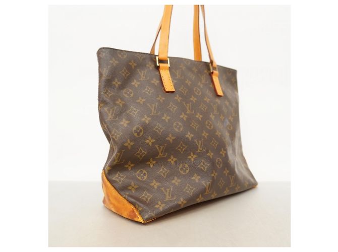 Borsa Tote Louis Vuitton Monogram Cabas Mezzo Marrone - vista 2