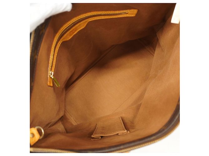 Borsa Tote Louis Vuitton Monogram Cabas Mezzo Marrone - vista 4