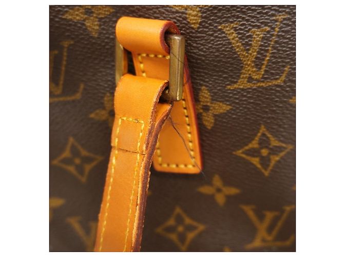 Borsa Tote Louis Vuitton Monogram Cabas Mezzo Marrone - vista 8