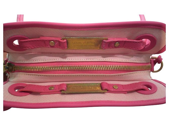 Louis Vuitton That's Love Borsa a Spalla Tela Rosa Cruise 2005 Beige - vista 15
